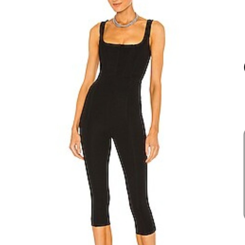 NBD Cropped Corset Style Jumpsuit